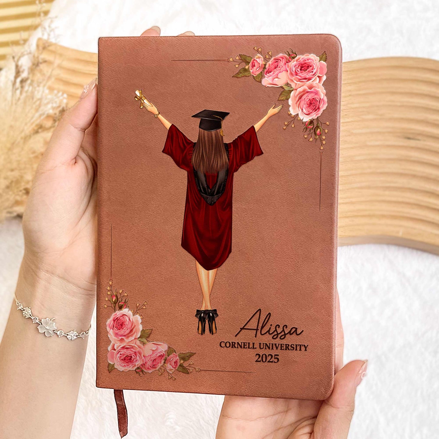 A Sweet Ending To A New Beginning - Personalized Leather Journal