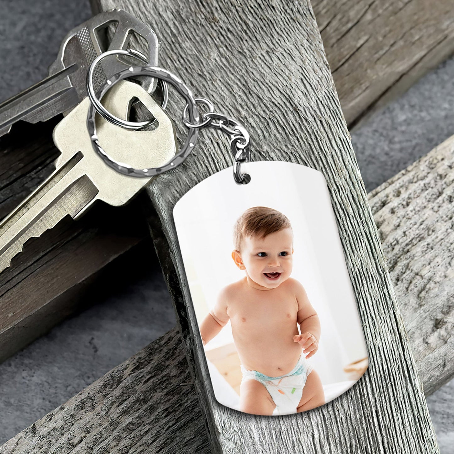 Drive Safe Daddy - Personalized Keychain - Twinkle & Twine