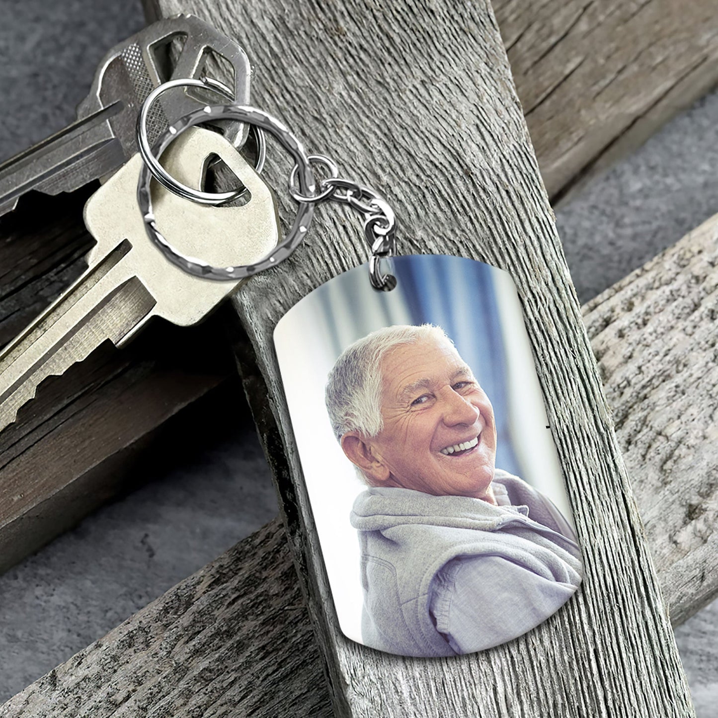 I Will Carry You With Me Til' I See You Again - Personalized Photo Keychain - Twinkle & Twine