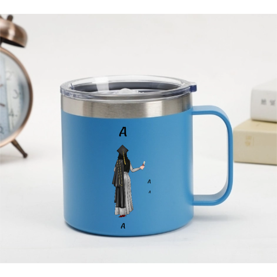 Custom Graduation Mug β Hijabi Graduate Girl β 8 Colors β Twinkle & Twine