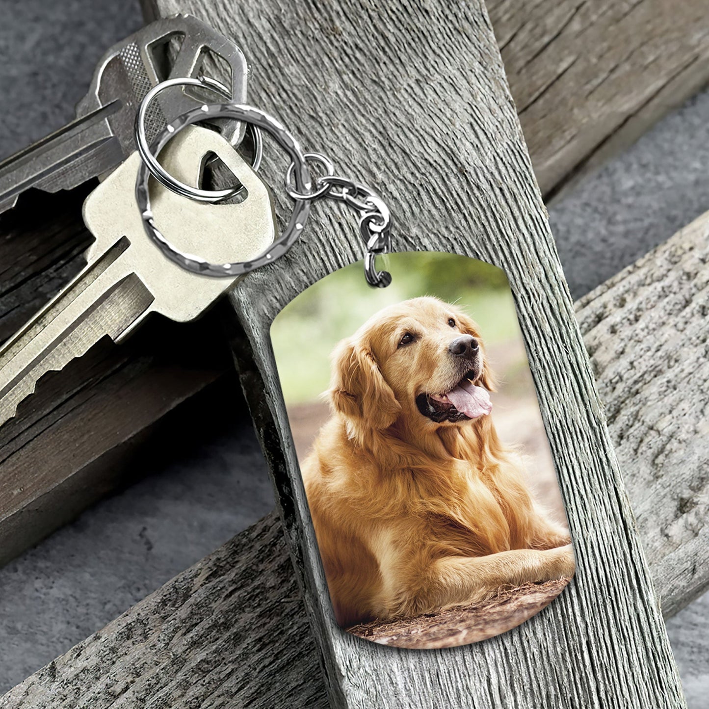 Don't Cry For Me - Personalized Photo Keychain - Twinkle & Twine