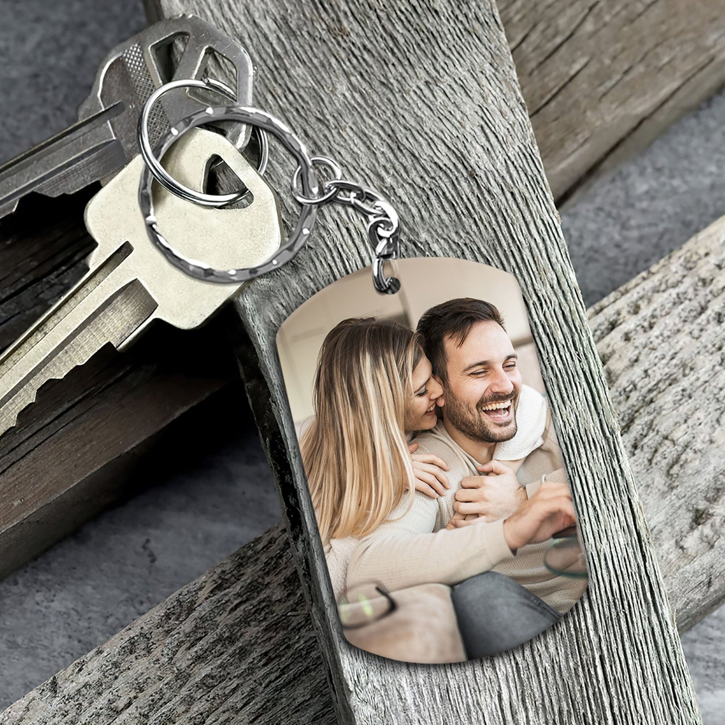 Drive Safe My Love - Personalized Photo Keychain - Twinkle & Twine
