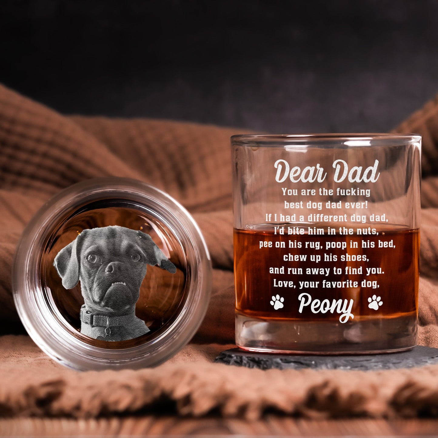 If I Had A Different Dog Dad  Personalized Whiskey Glass With Photo – Twinkle & Twine