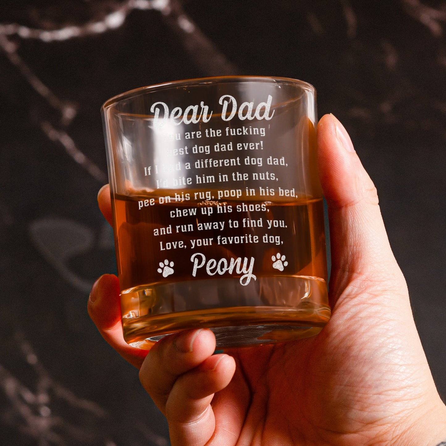 If I Had A Different Dog Dad  Personalized Whiskey Glass With Photo – Twinkle & Twine