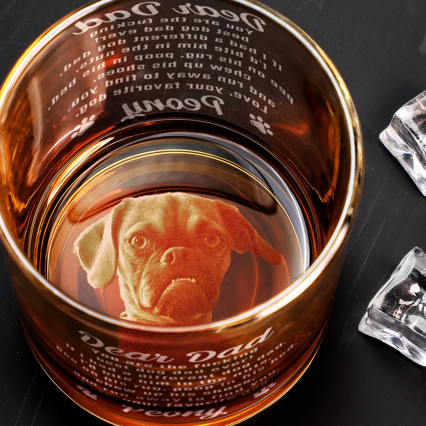 If I Had A Different Dog Dad  Personalized Whiskey Glass With Photo – Twinkle & Twine