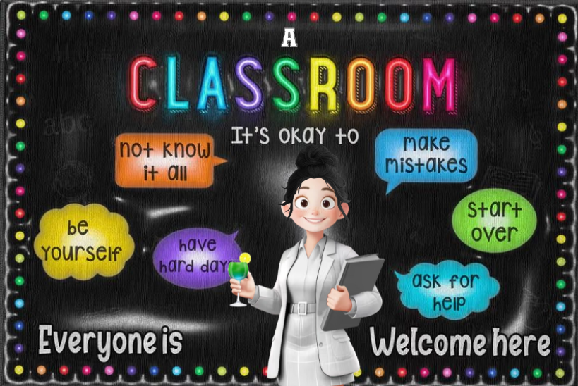 Personalized A Classroom Rules doormat – Teacher Gift – Custom Character Classroom Decor – Twinkle & Twine