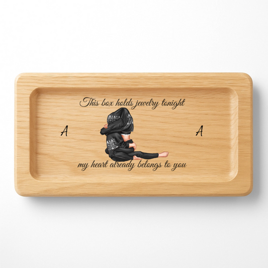 Romantic Couple Custom Quote Jewelry Box – Twinkle & Twine