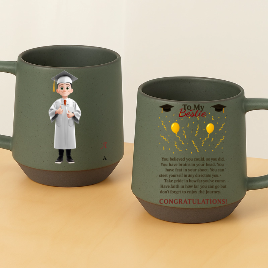 Graduation Message Personalized Mug – Twinkle & Twine