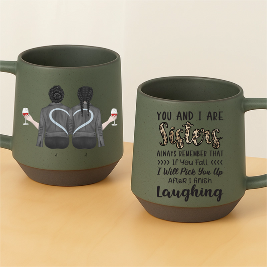 Sisters Gift Mug – Funny Quote Personalized Mug – Twinkle & Twine