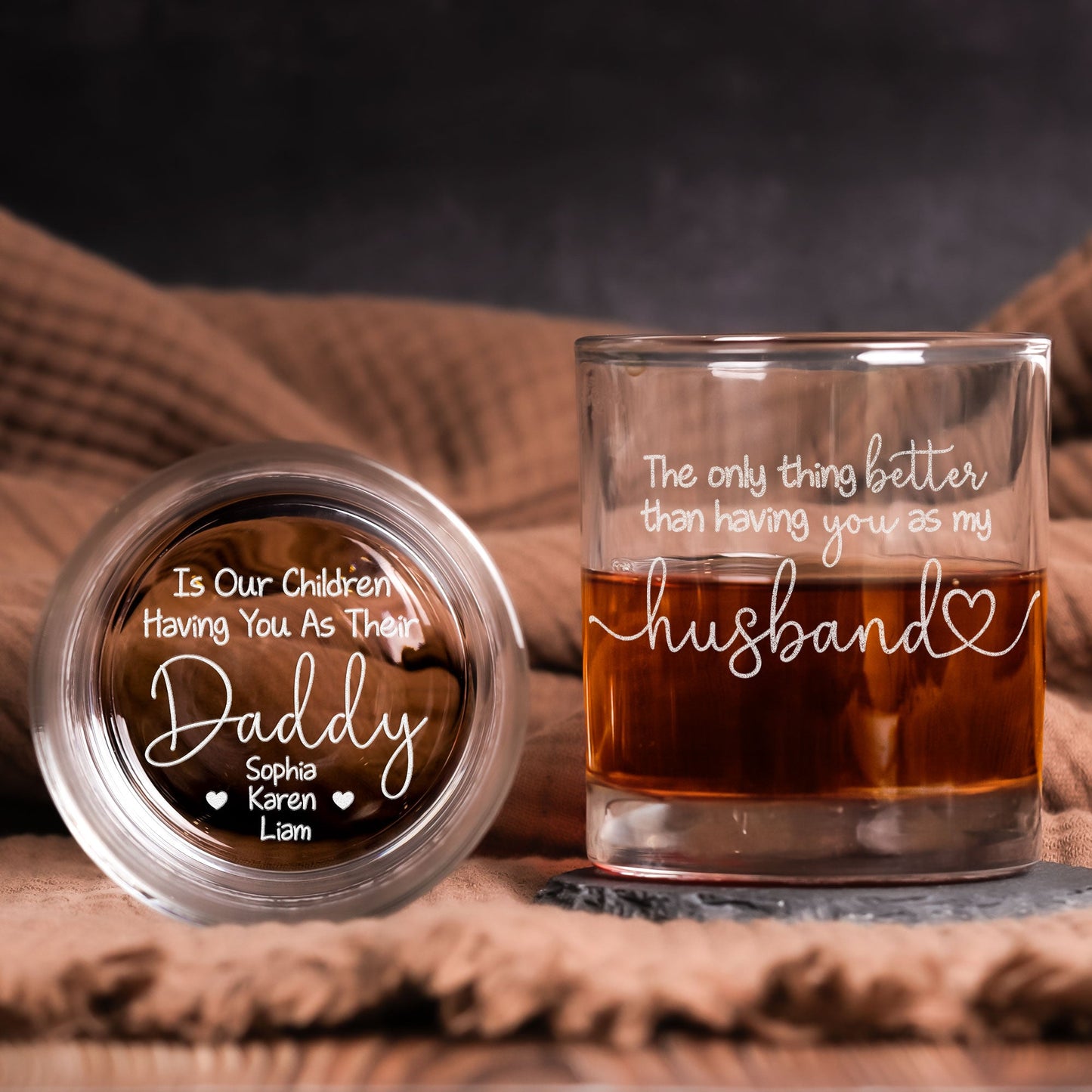 The Only Thing Better Than Having You As My Husband  Personalized Whiskey Glass – Twinkle & Twine