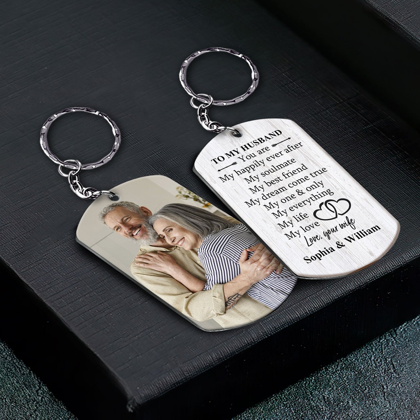 You Are My Happily Ever After - Personalized Keychain - Twinkle & Twine