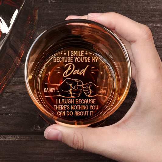 Youre My Dad  Personalized Engraved Whiskey Glass – Twinkle & Twine